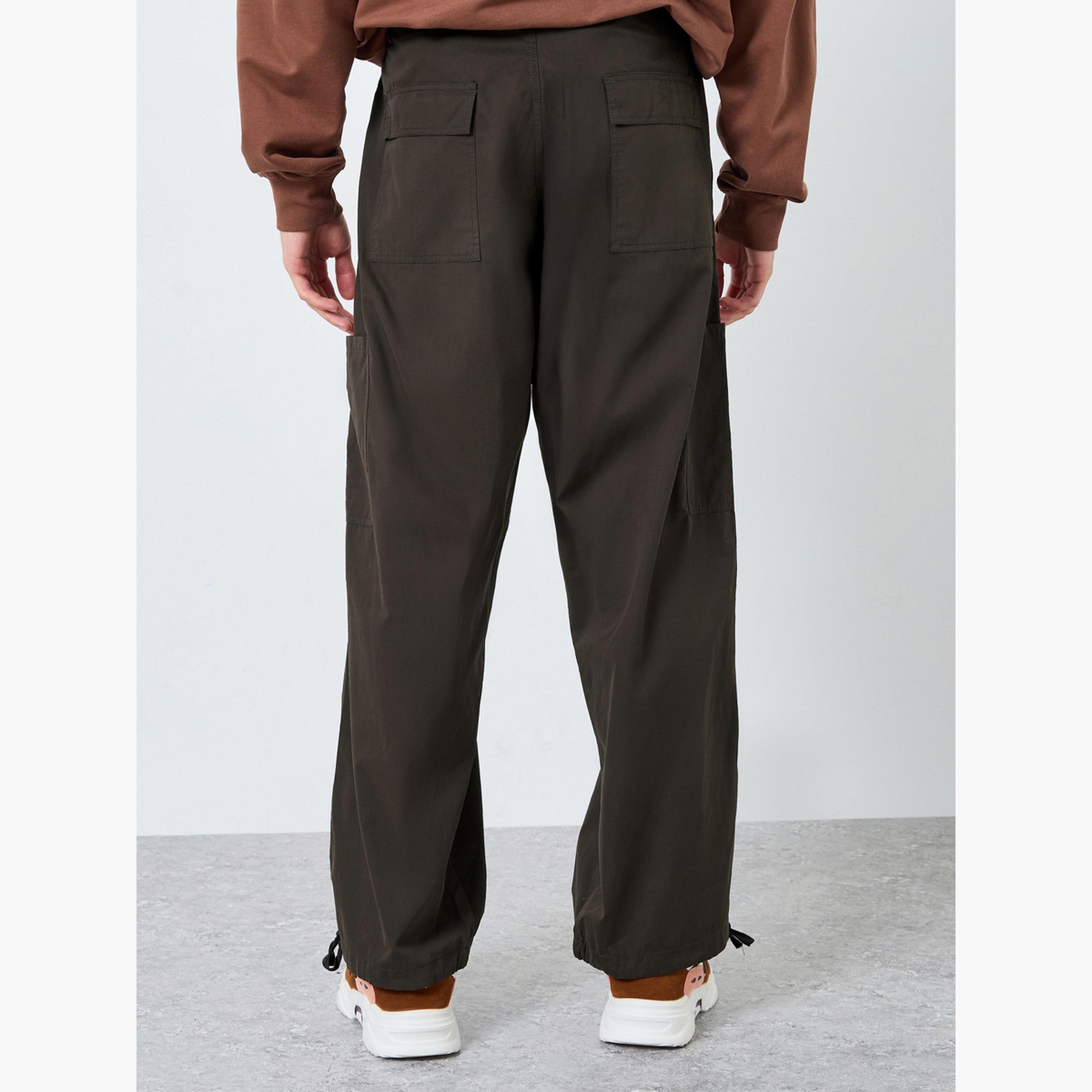 ستايلي - بنطال كارجو رجالي بني اللون-men-clothing-bottoms-trousersandchinos-trousers-image-4