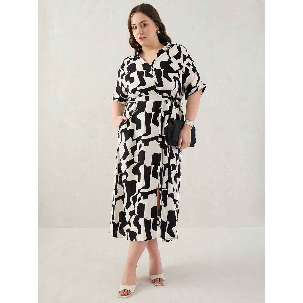 Femmella Plus Shirt Midi Dress with Abstract Print-women-clothing-dresses-image-6