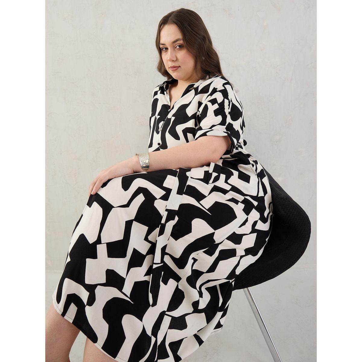 فستان ميدي مُطبع بمقاس كبير-women-clothing-dresses-image-7