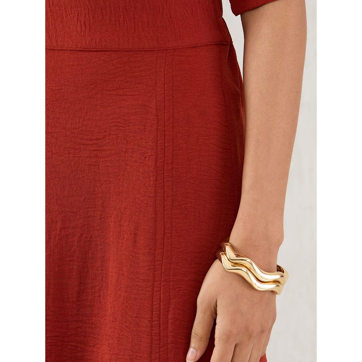 طقم منسق من تنورة وبلوزة سادة-women-clothing-coordsets-image-8