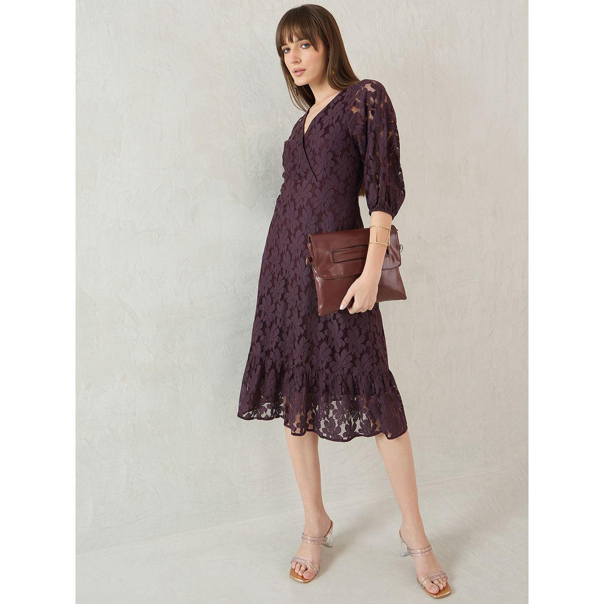 فستان ميدي بنمط لف مع تفاصيل دانتيل-women-clothing-dresses-image-5