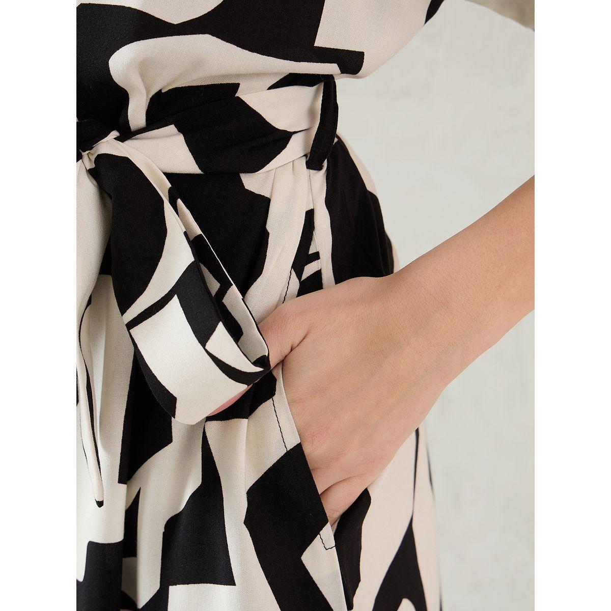 فستان ميدي مُطبع بتفاصيل ياقة-women-clothing-dresses-image-5
