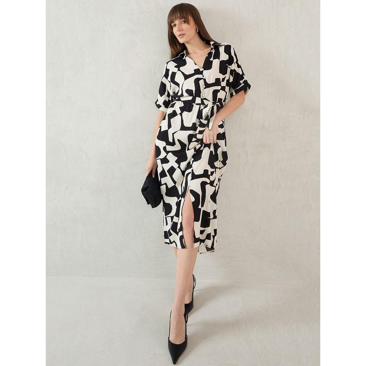 فستان ميدي مُطبع بتفاصيل ياقة-women-clothing-dresses-image-6