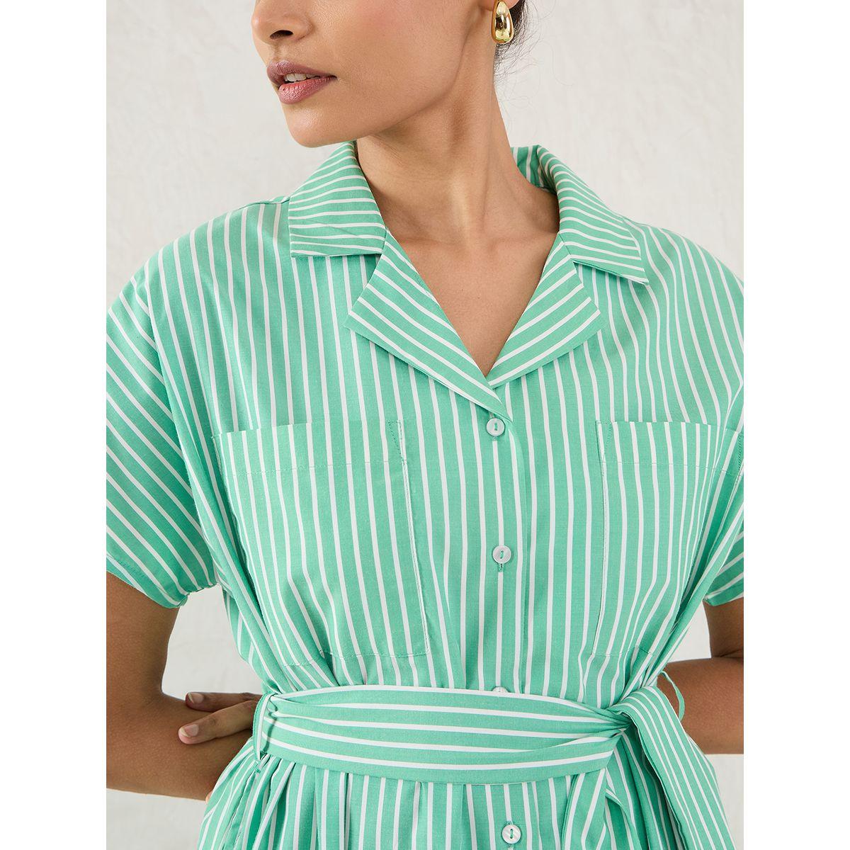 فستان طويل مخطط بتفاصيل أزرار-women-clothing-dresses-image-4