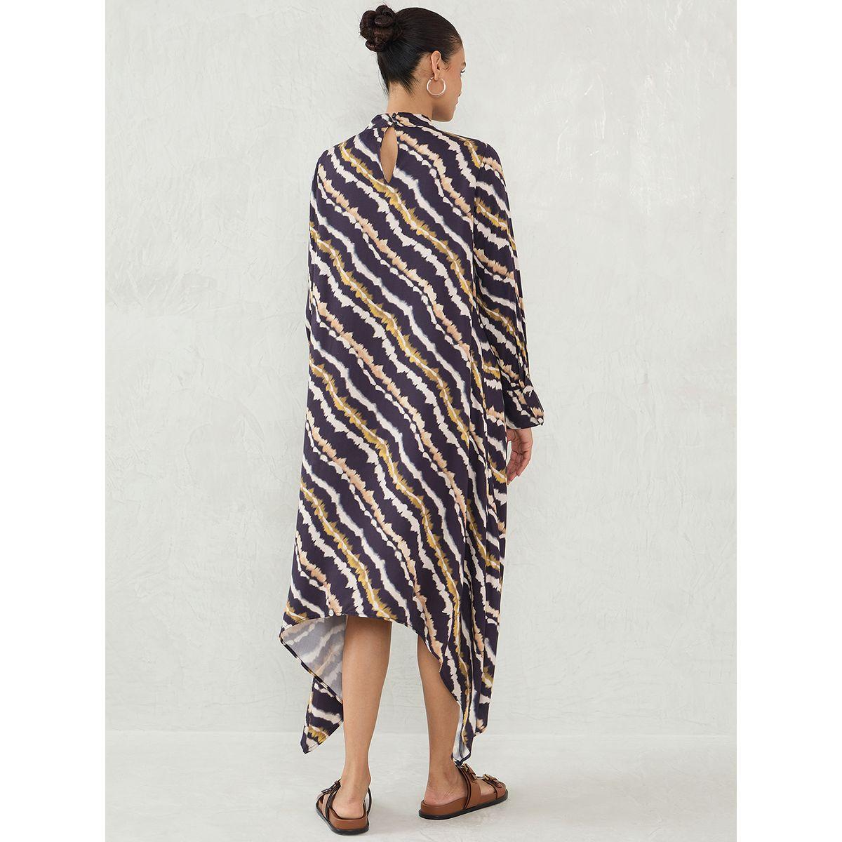 فستان طويل مُطبع بالكامل بحافة غير متماثلة-women-clothing-dresses-image-2