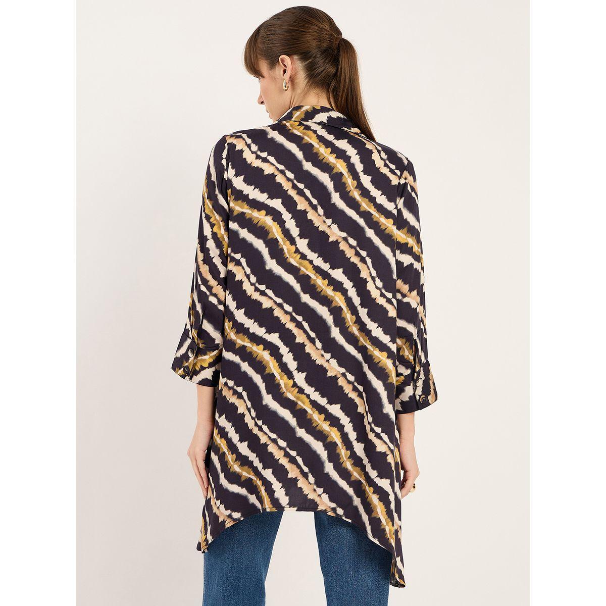 بلوزة مُطبعة بحافة غير متماثلة-women-clothing-shirtsandblouses-blouses-image-2