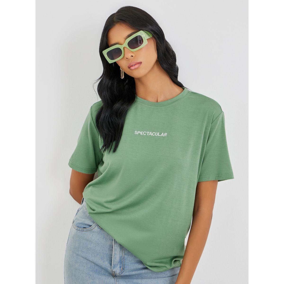 Styli Embroidered Slogan Oversized T-Shirt-women-clothing-tshirts-image-1