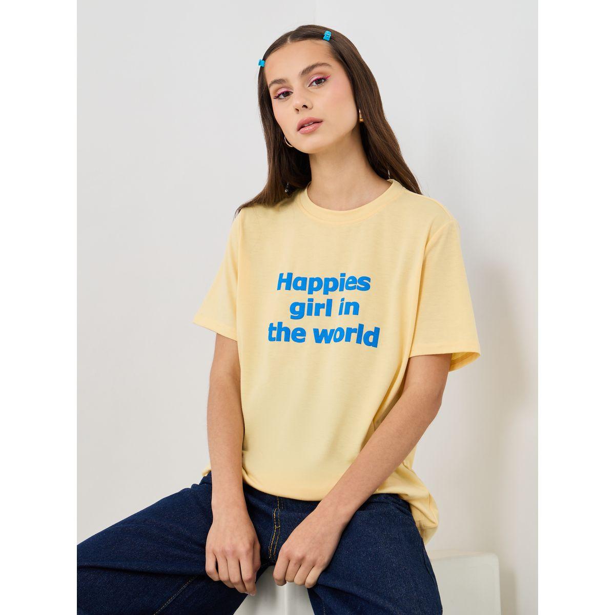 Styli Slogan Print Round Neck Oversized T-Shirt-women-clothing-tshirts-image-1