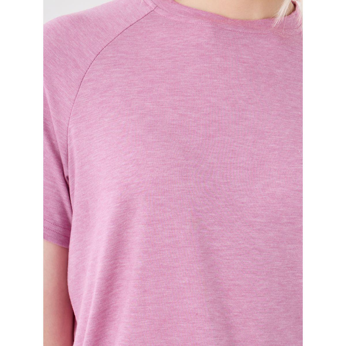 Styli Solid Regular Fit Round Neck T-Shirt-women-clothing-tshirts-image-4