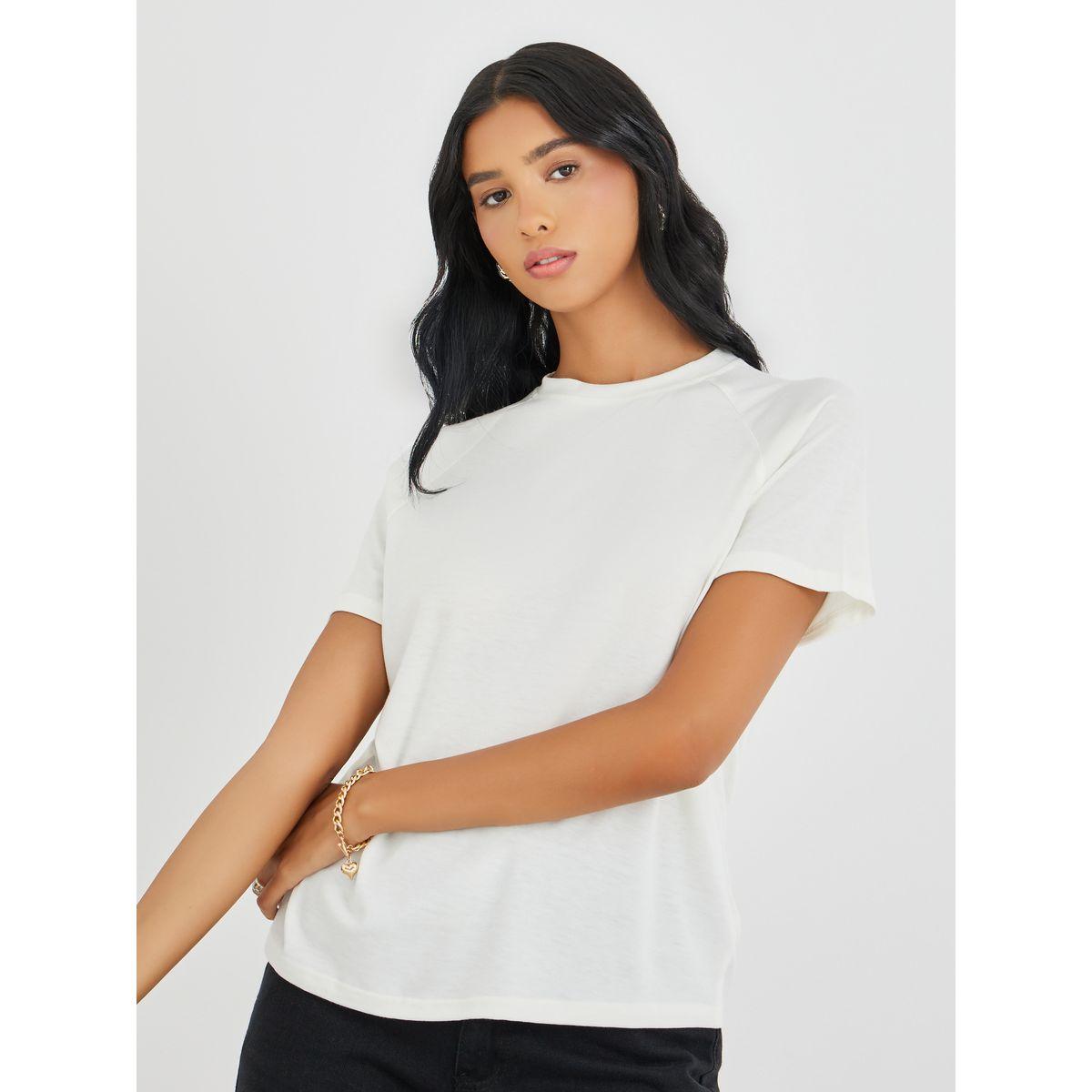 تيشيرت سادة بياقة دائرية-women-clothing-tshirts-image-3