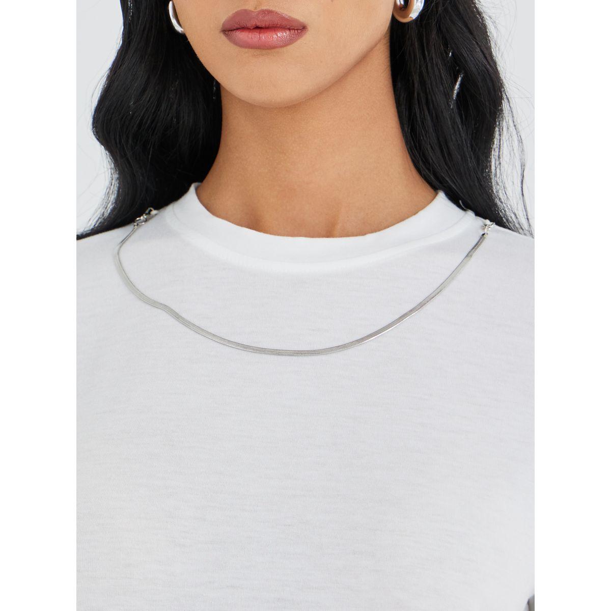 Styli Solid Round Neck T-Shirt-women-clothing-tshirts-image-3