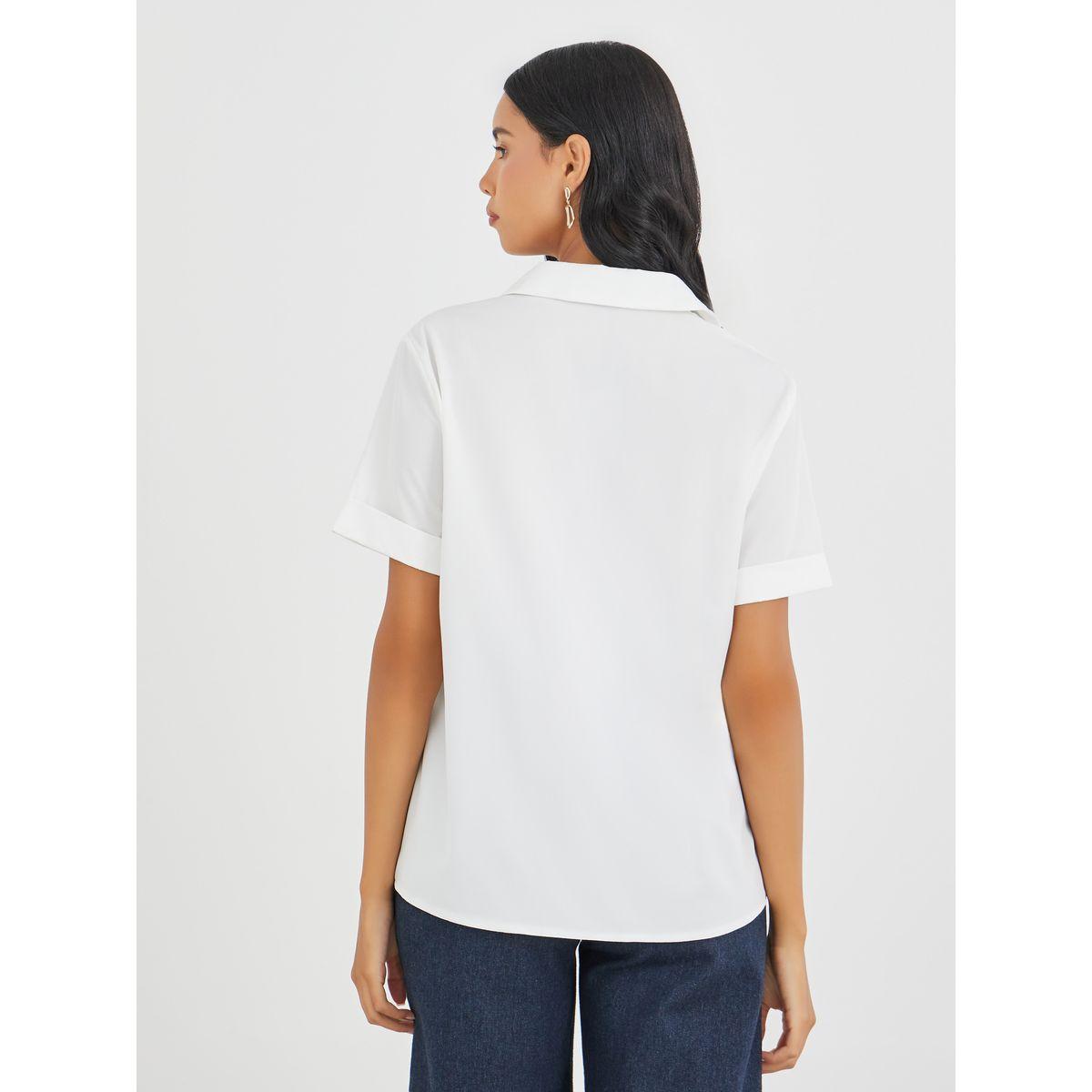Styli Oversized Pocket Detail Floral Patch Shirt-women-clothing-shirtsandblouses-shirts-image-4