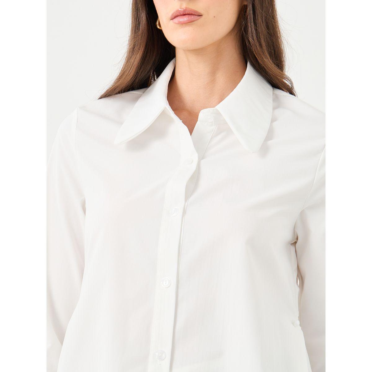 بلوزة سادة بأكمام طويلة وأزرار غلق-women-clothing-shirtsandblouses-shirts-image-3