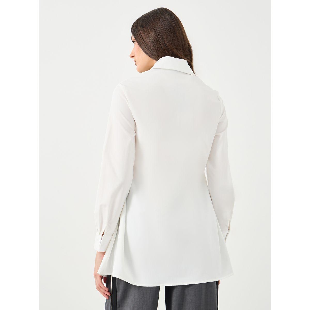 بلوزة سادة بأكمام طويلة وأزرار غلق-women-clothing-shirtsandblouses-shirts-image-4