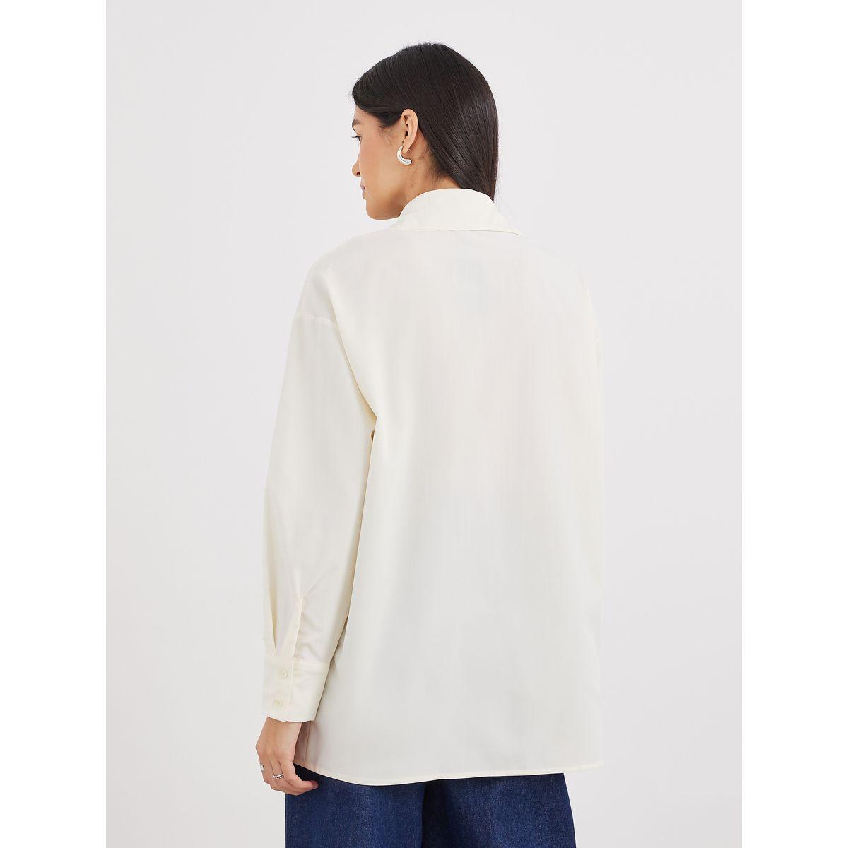 بلوزة طويلة فضفاضة مع جيب-women-clothing-shirtsandblouses-shirts-image-5