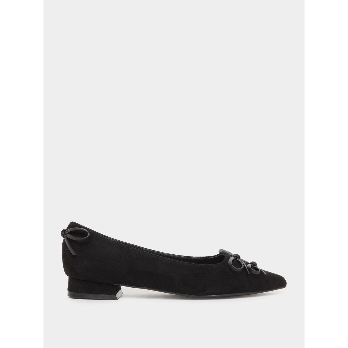 Styli Pointed Toe Bow Detail Shoes-women-shoes-heels-image-1