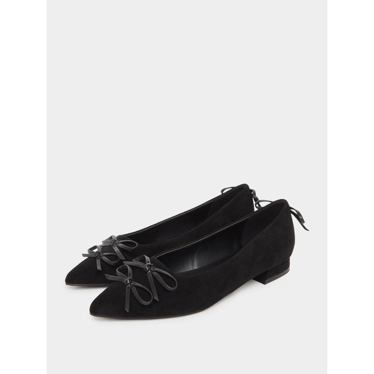 Styli Pointed Toe Bow Detail Shoes-women-shoes-heels-image-2
