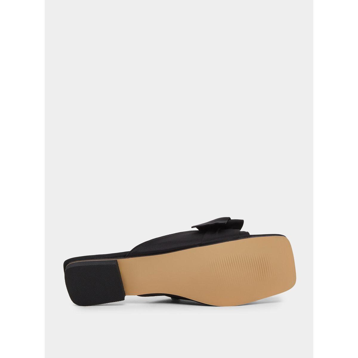 Styli Bow Detail Flat Sandals-women-shoes-sandals-flats-image-6