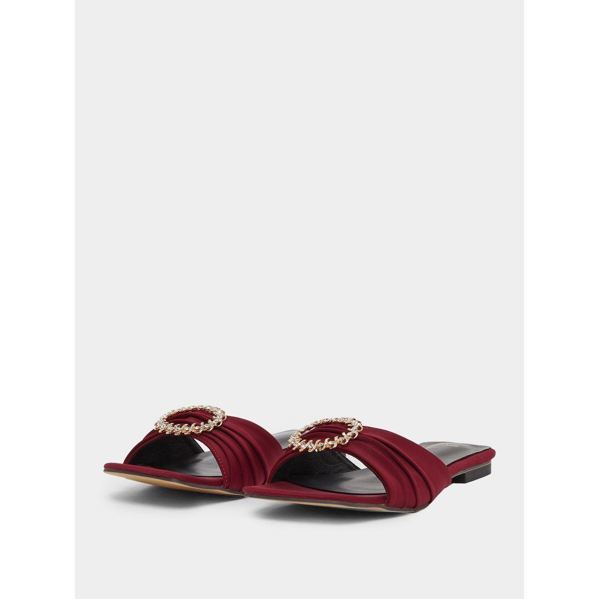 Styli Embellished Flat Sandals-women-shoes-sandals-flats-image-2
