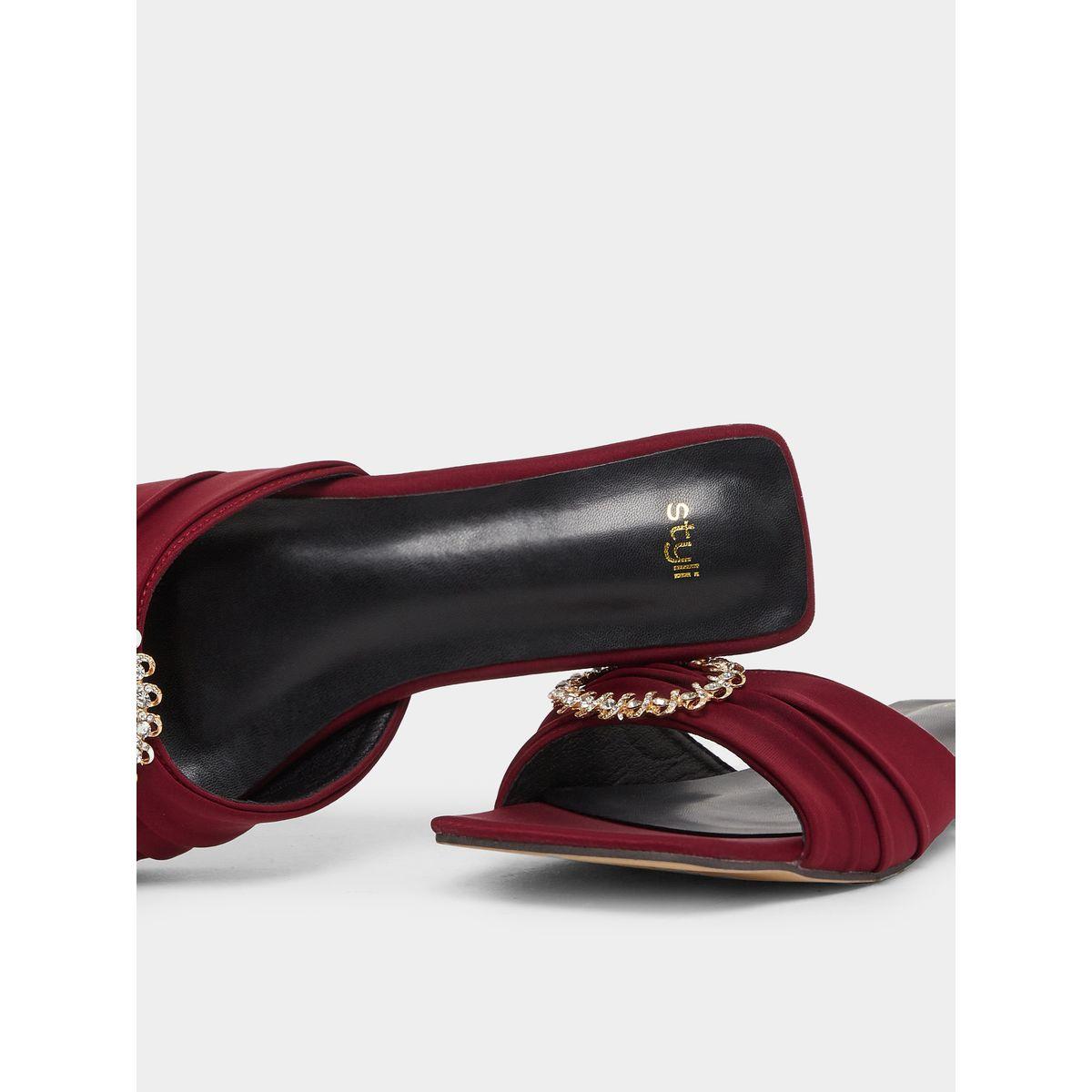 Styli Embellished Flat Sandals-women-shoes-sandals-flats-image-3