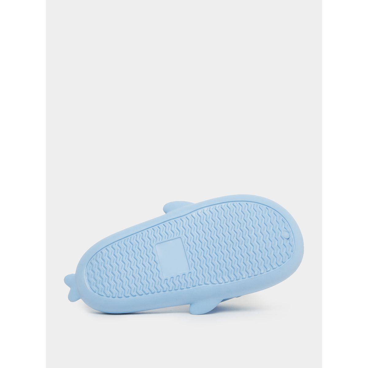 Styli Blue Penguin Print Slip-On Slides-women-shoes-flipflopsandslides-image-6