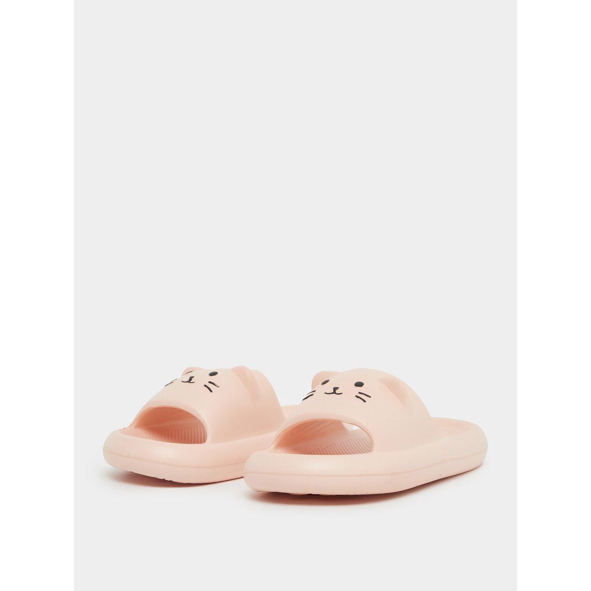 شبشب سهل الارتداء بطبعة قطة-women-shoes-flipflopsandslides-image-2