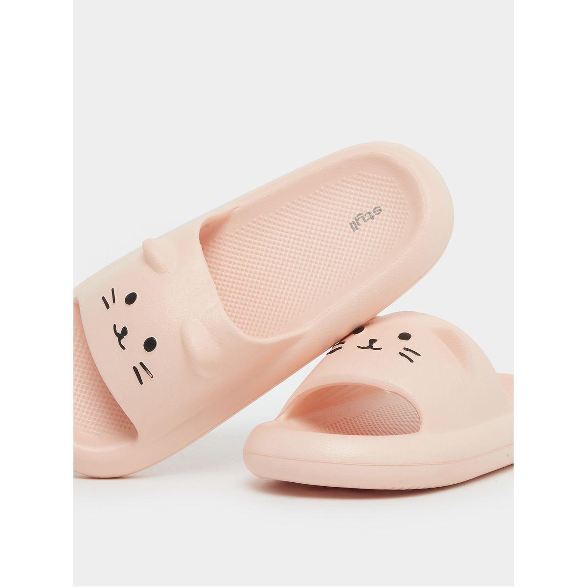 Styli Cat Print Slip-On Slides-women-shoes-flipflopsandslides-image-3