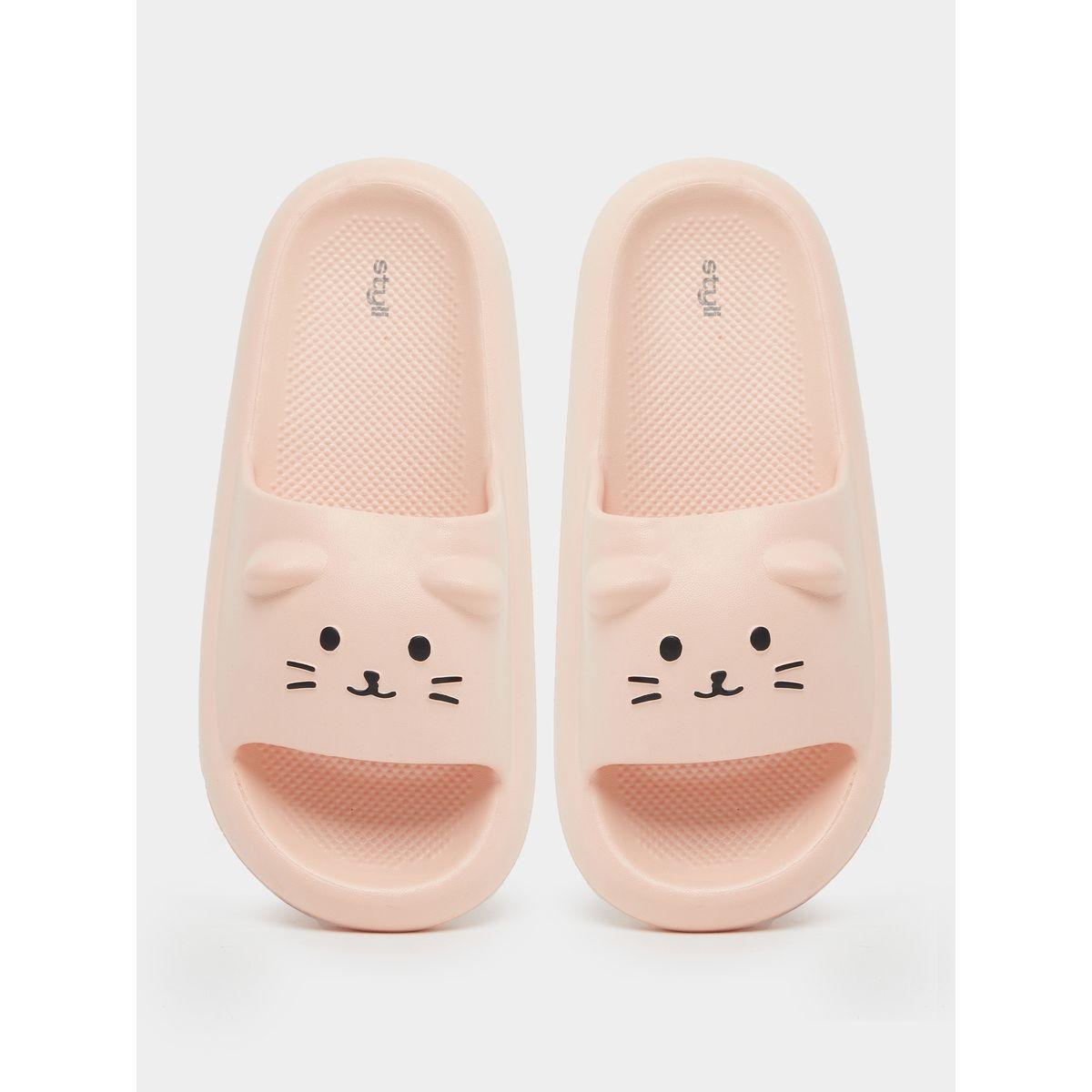 Styli Cat Print Slip-On Slides-women-shoes-flipflopsandslides-image-5