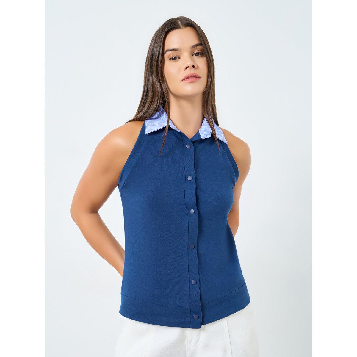 بلوزة محبوكة بلا أكمام-women-clothing-tshirts-image-1