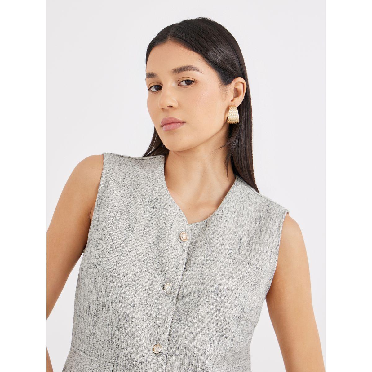 معطف بدون أكمام مع تفاصيل أزرار-women-clothing-coatsandjackets-waistcoats-image-3