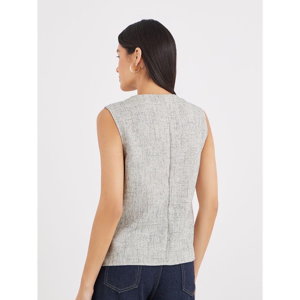 معطف بدون أكمام مع تفاصيل أزرار-women-clothing-coatsandjackets-waistcoats-image-4