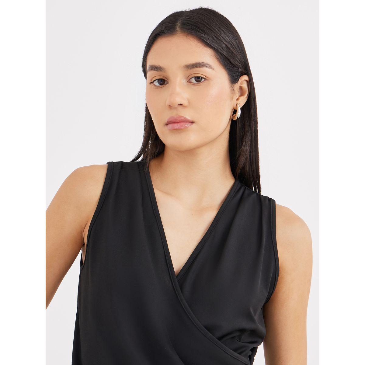 بلوزة بدون أكمام بنمط لف-women-clothing-shirtsandblouses-blouses-image-3