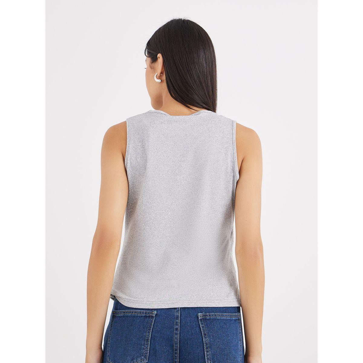 بلوزة بدون أكمام بنمط لف-women-clothing-shirtsandblouses-blouses-image-4