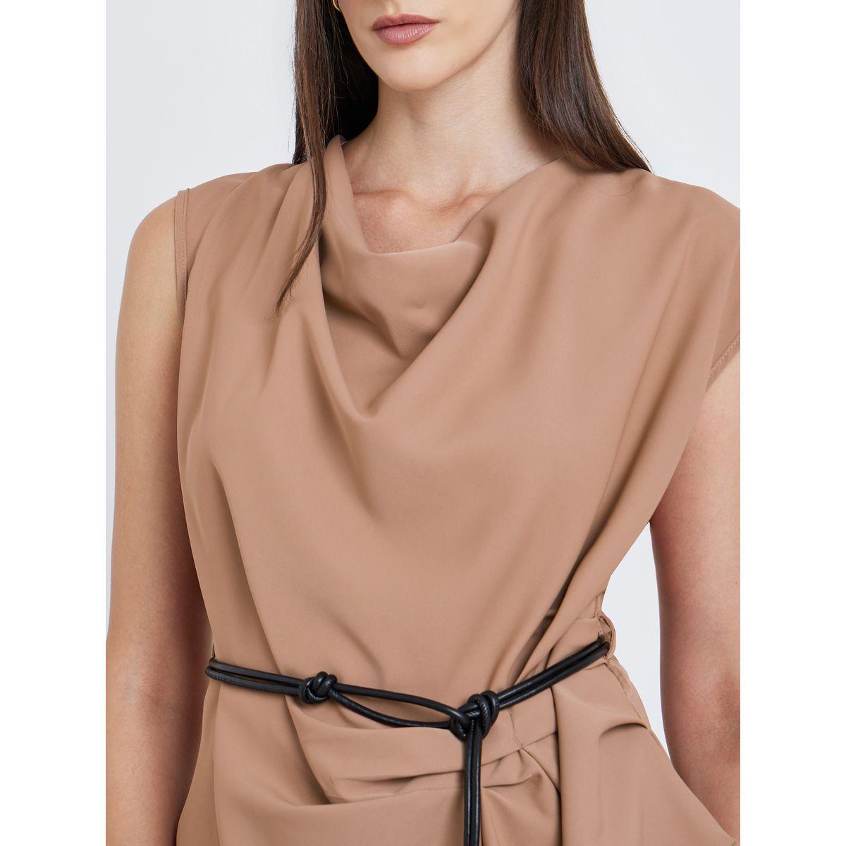 بلوزة بلا أكمام بتفاصيل منسدلة مع حزام-women-clothing-shirtsandblouses-blouses-image-3