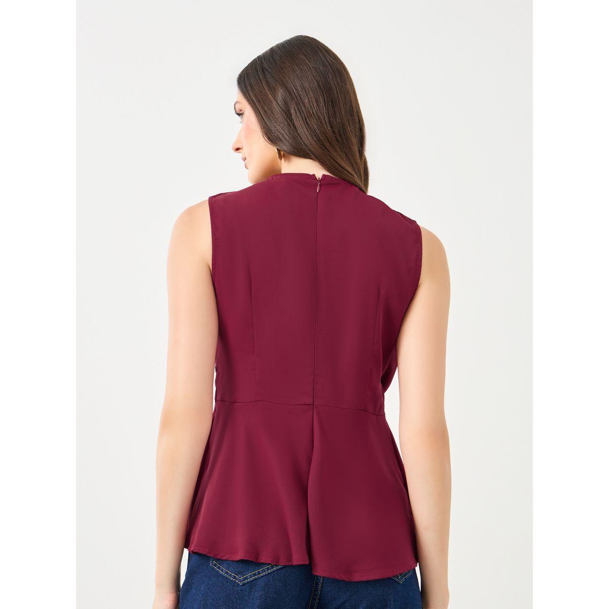 بلوزة بدون أكمام مع تفاصيل مُنسدلة-women-clothing-shirtsandblouses-blouses-image-4