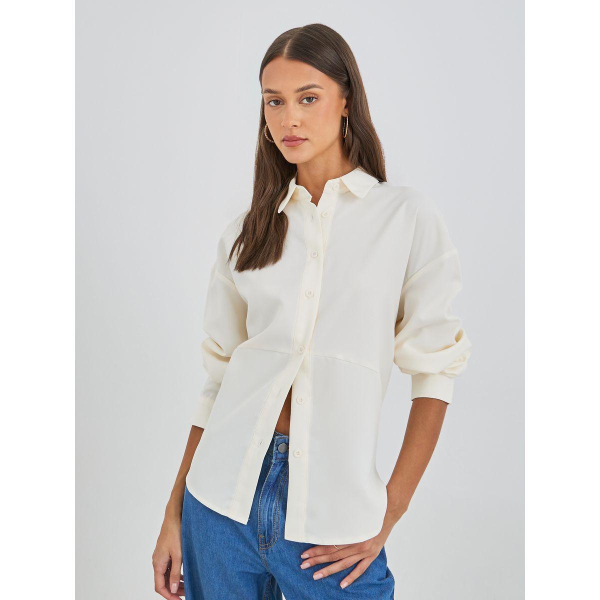 Styli Solid Long Sleeve Oversized Shirt-women-clothing-shirtsandblouses-shirts-image-1