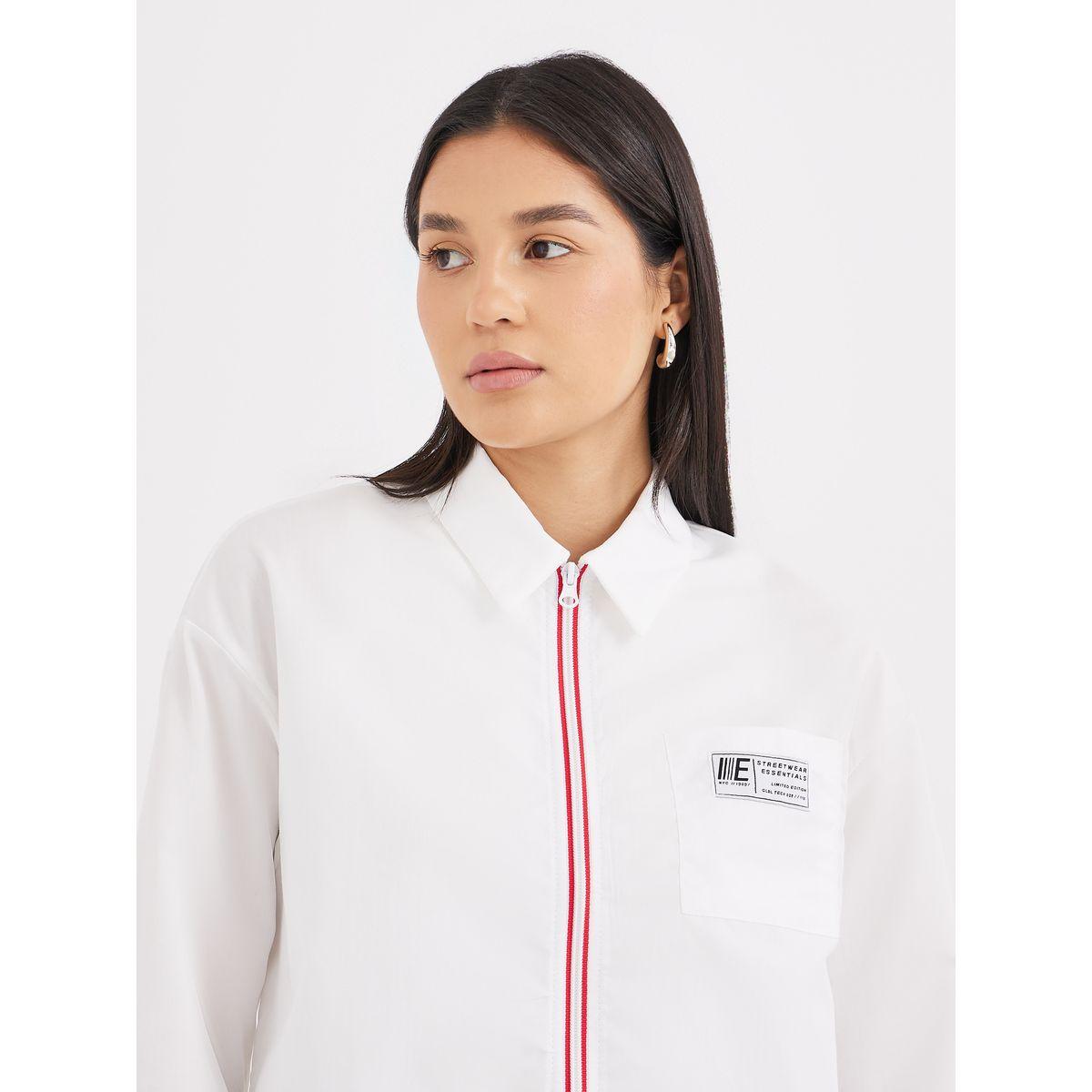 بلوزة فضفاضة بتفاصيل سحاب مع أكمام طويلة-women-clothing-shirtsandblouses-shirts-image-4