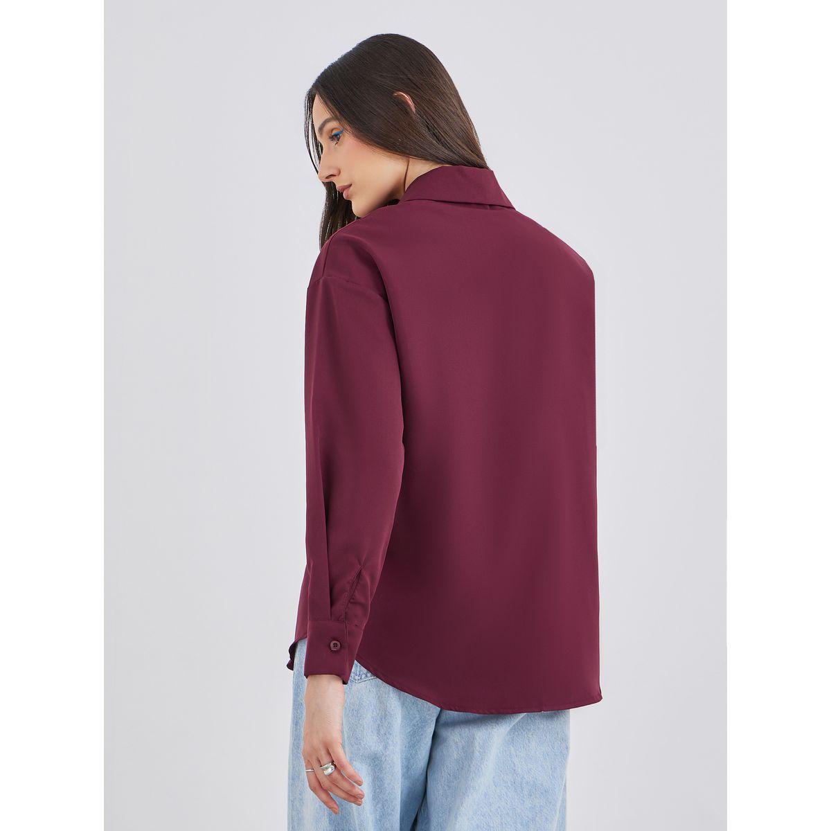 بلوزة فضفاضة بجيب مُطبع-women-clothing-shirtsandblouses-shirts-image-5