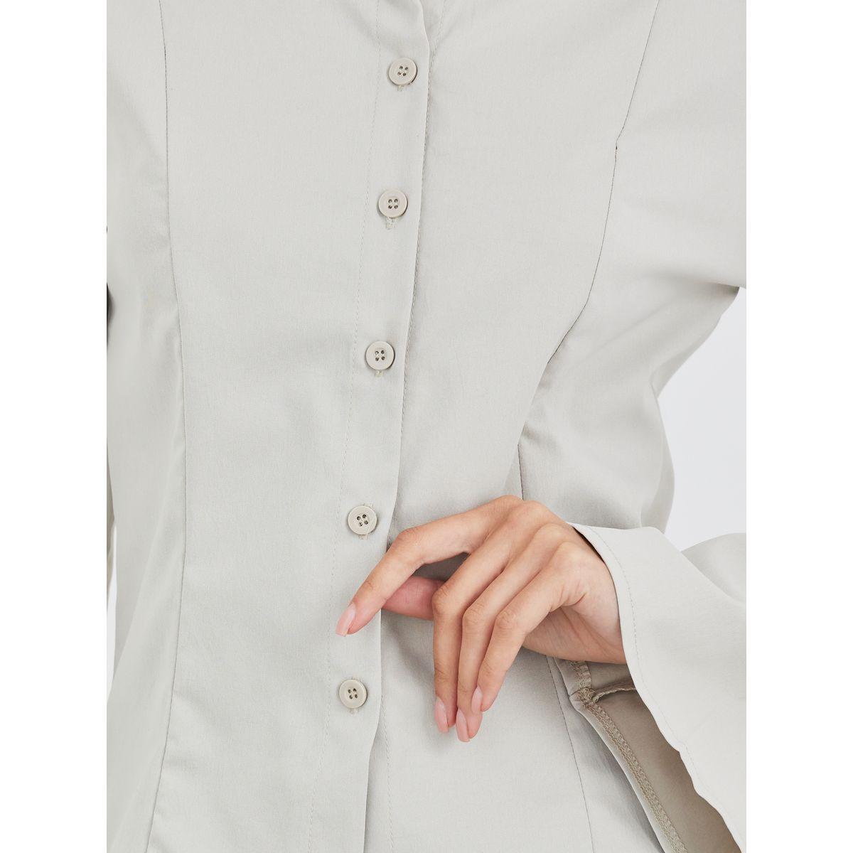 Styli Regular Fit Flared Sleeves Buttoned Shirt-women-clothing-shirtsandblouses-shirts-image-4