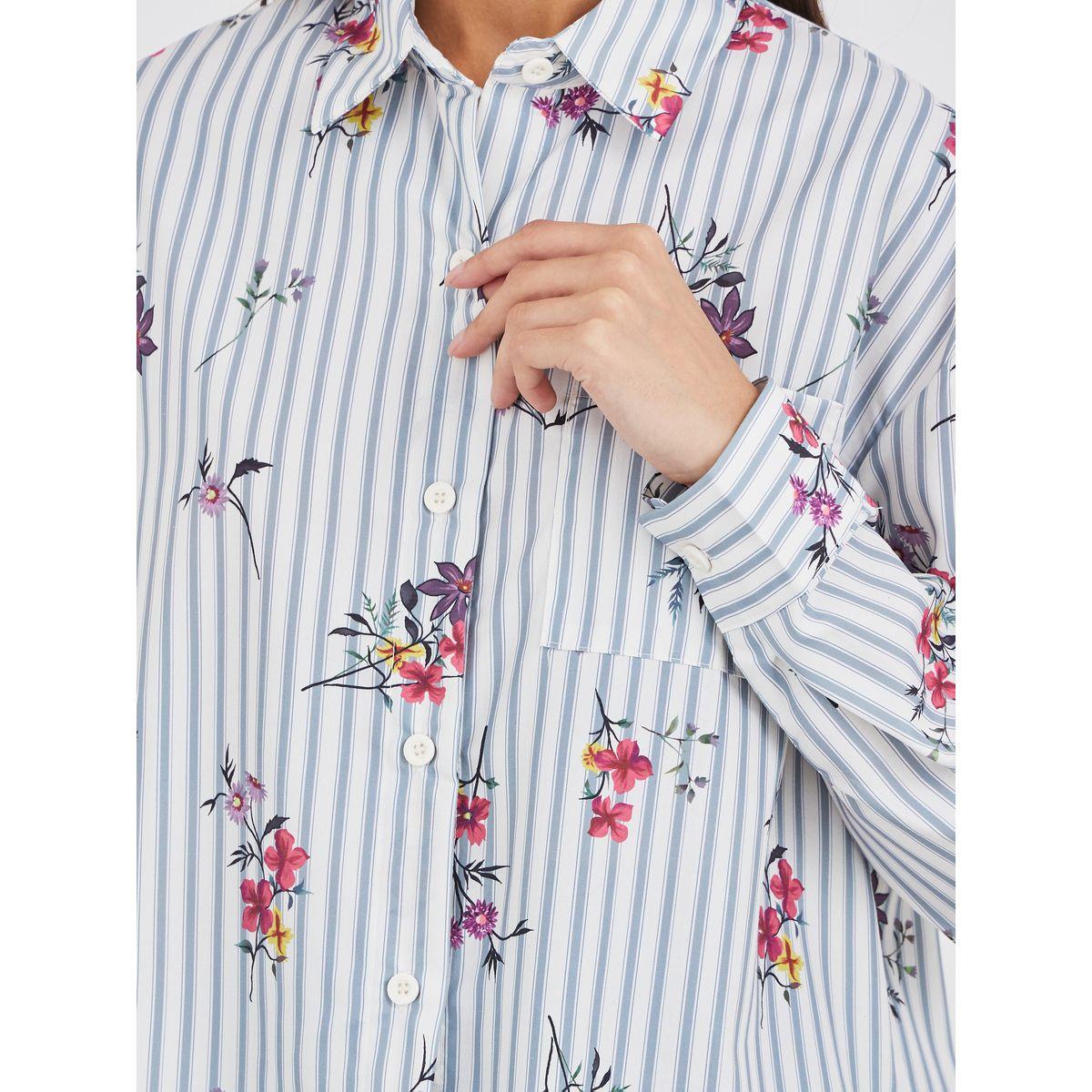 Styli Floral Print Oversized Shirt-women-clothing-shirtsandblouses-shirts-image-4