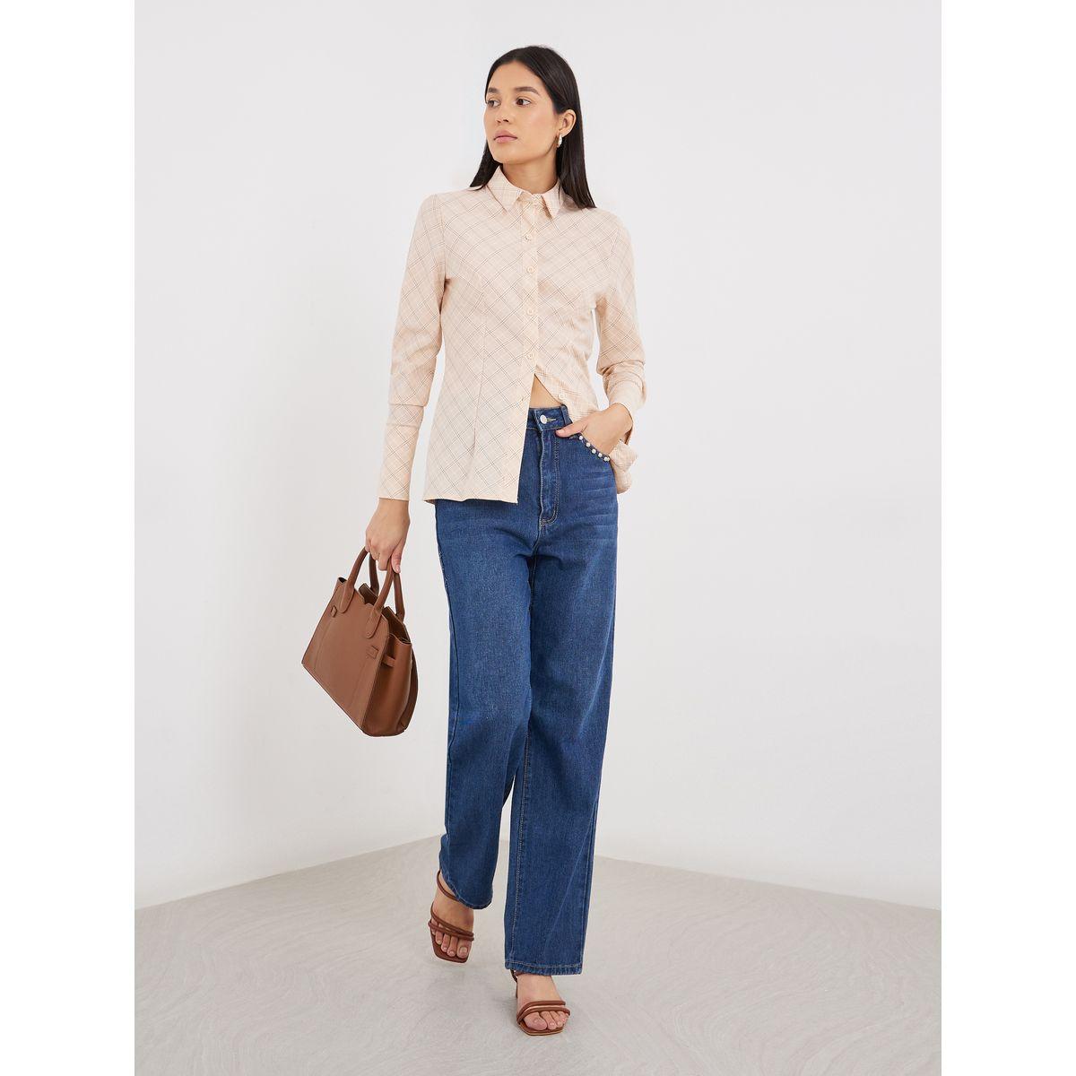 بلوزة ساد بقصة فيت-women-clothing-shirtsandblouses-shirts-image-2