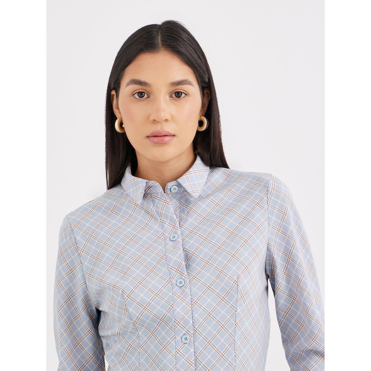 بلوزة بطبعة مربعات بأزرار-women-clothing-shirtsandblouses-shirts-image-3