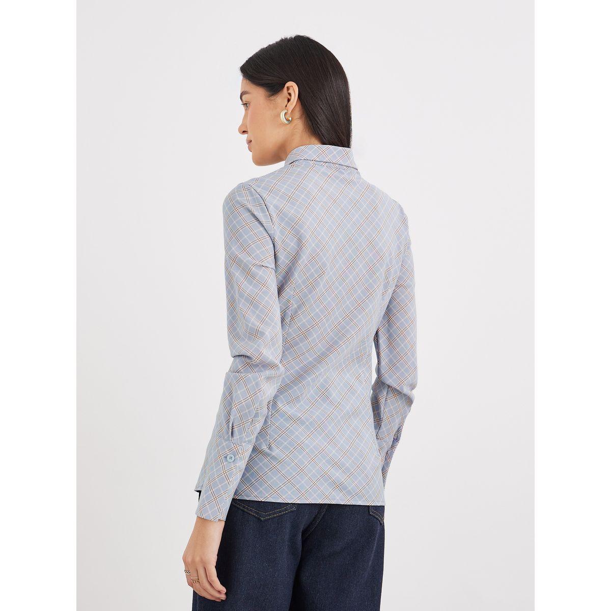 بلوزة بطبعة مربعات بأزرار-women-clothing-shirtsandblouses-shirts-image-4