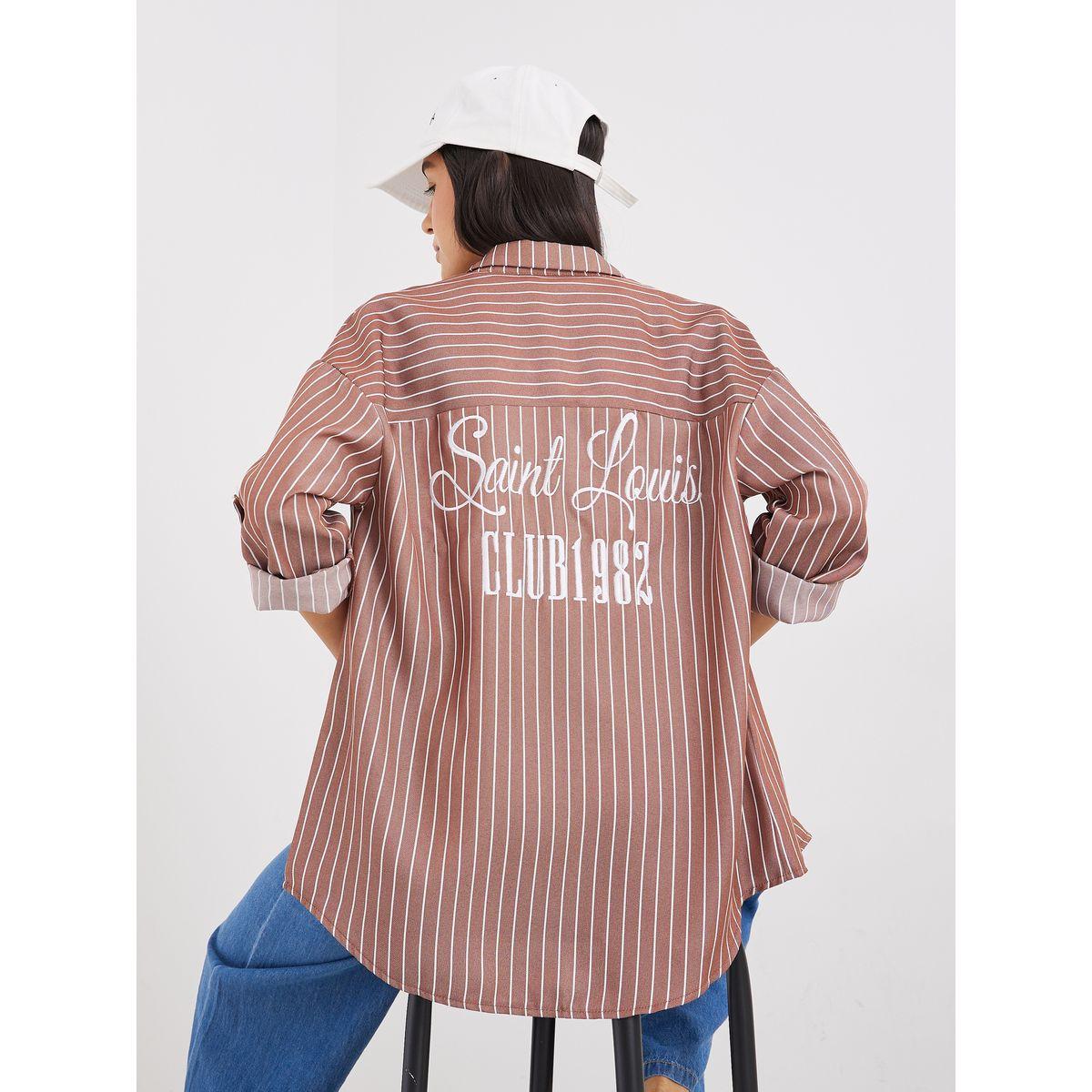 بلوزة فضفاضة مخططة بتفاصيل مُطرزة-women-clothing-shirtsandblouses-shirts-image-5
