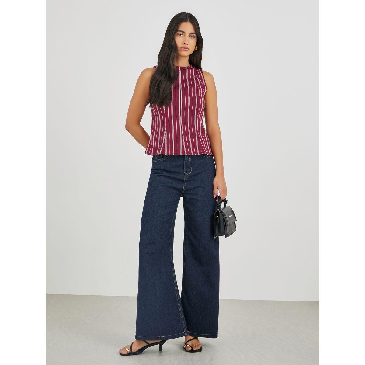 بلوزة بيبلوم بلا أكمام-women-clothing-shirtsandblouses-blouses-image-1