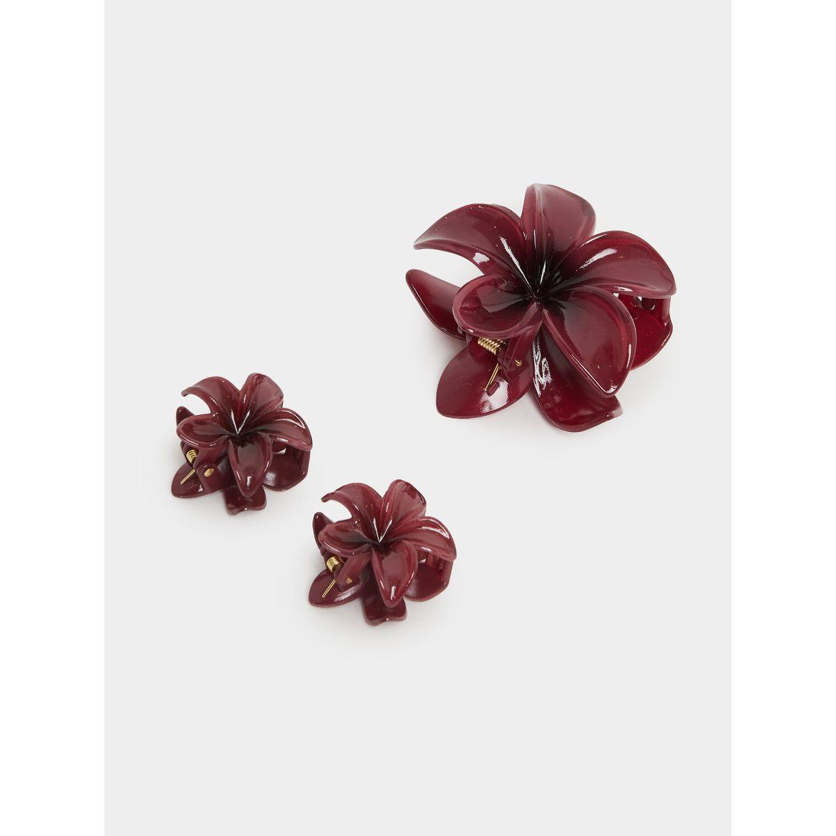 مجموعة من 3 مشابك شعر كاجوال-women-hairaccessories-image-2