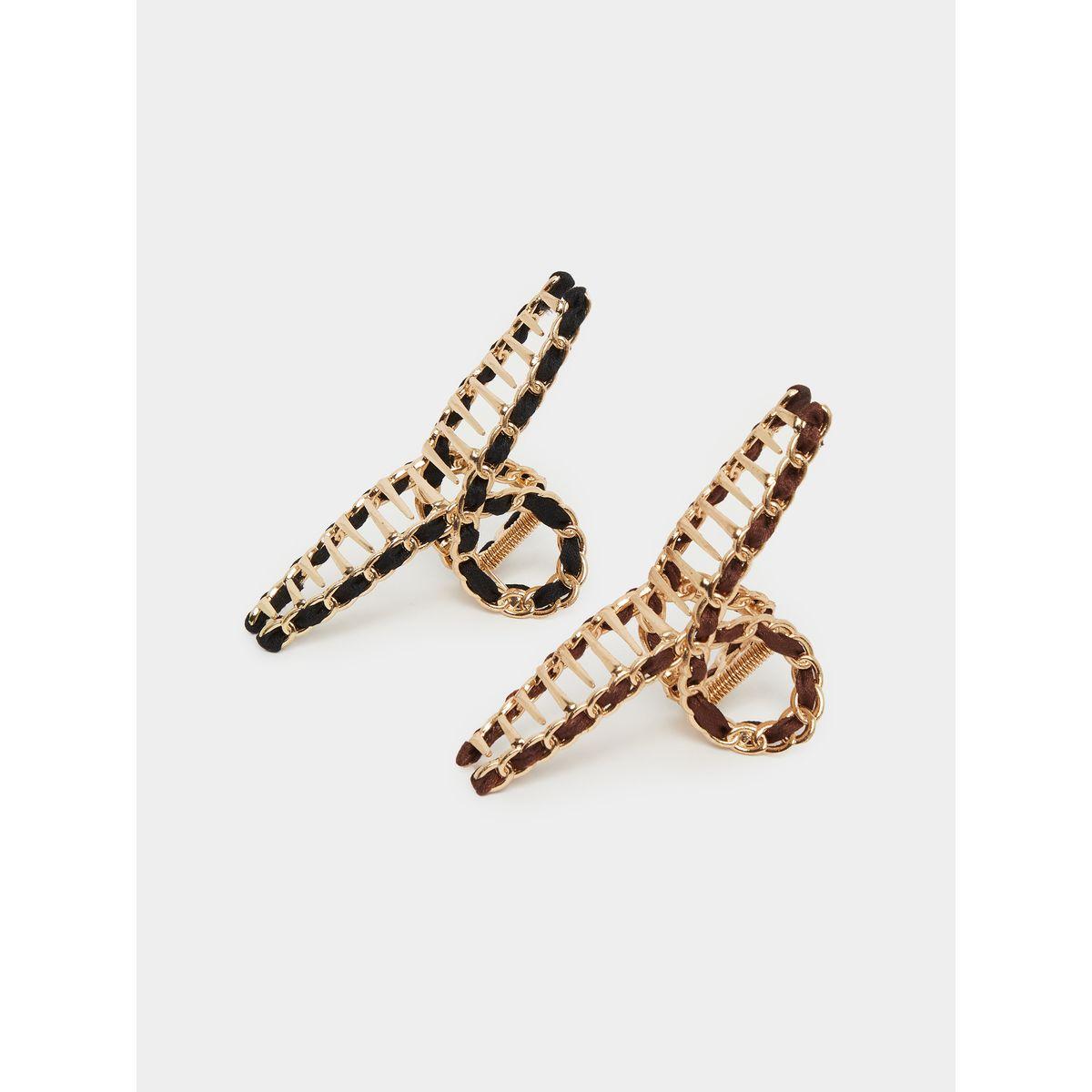Styli Pack of 2 - Tortoise Hair Claw-women-hairaccessories-image-1