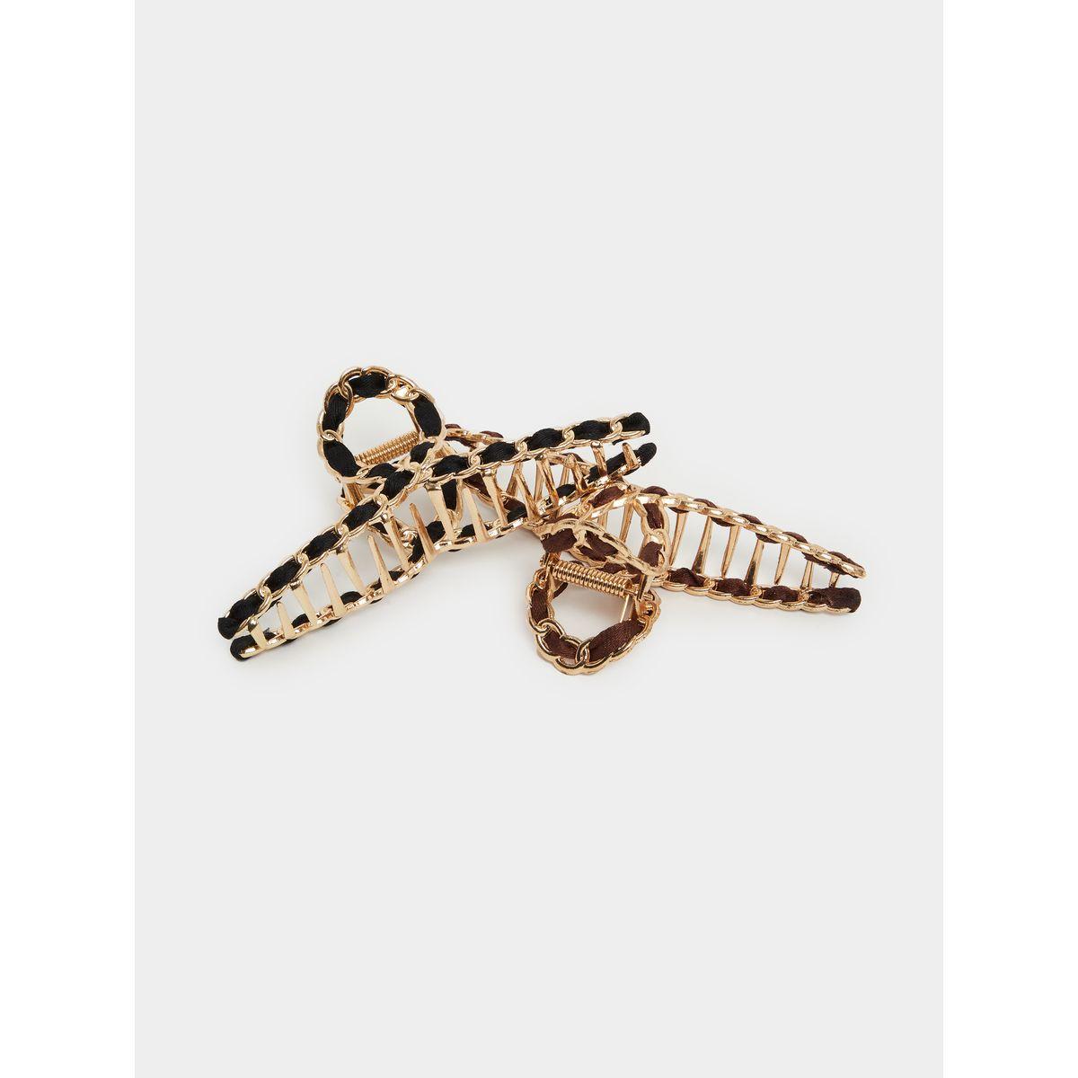 Styli Pack of 2 - Tortoise Hair Claw-women-hairaccessories-image-3