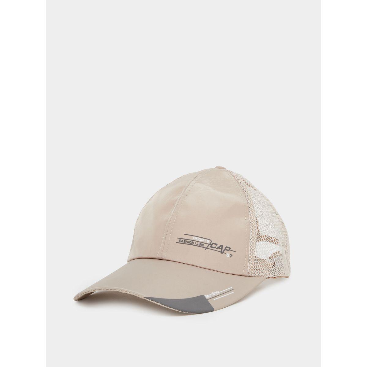 كاب بيسبول بطبعة حرف مع تفاصيل شبكية-men-caps-image-1