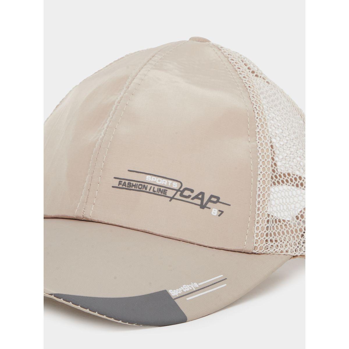 Styli Men Letter Print Baseball Cap with Mesh Back-men-caps-image-2
